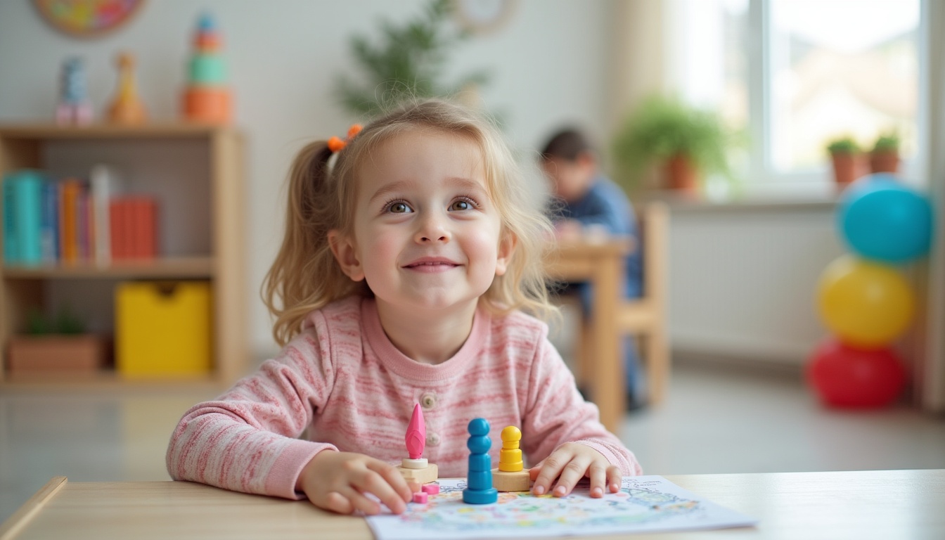 Copii fericiți jucându-se într-o gradinita Ploiești